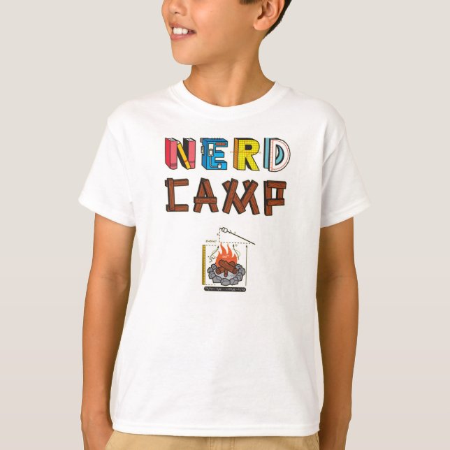 La camiseta de los niños del campo del empollón (Anverso)
