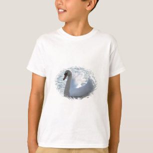 La camiseta de los niños del cisne de la trompeta