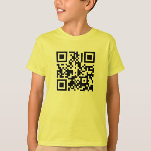 La camiseta de los niños del cubo el   de QR