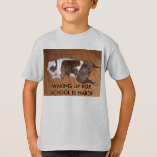 La camiseta de los niños del De nuevo-School
