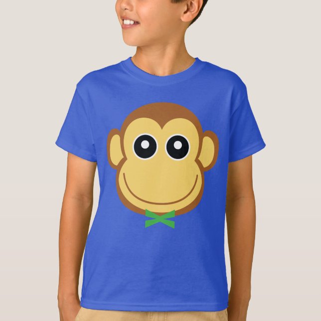 La camiseta de los niños del mono (Anverso)