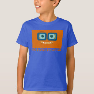La camiseta de los niños del naranja de la banda