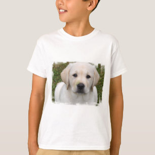 La camiseta de los niños del perrito del golden