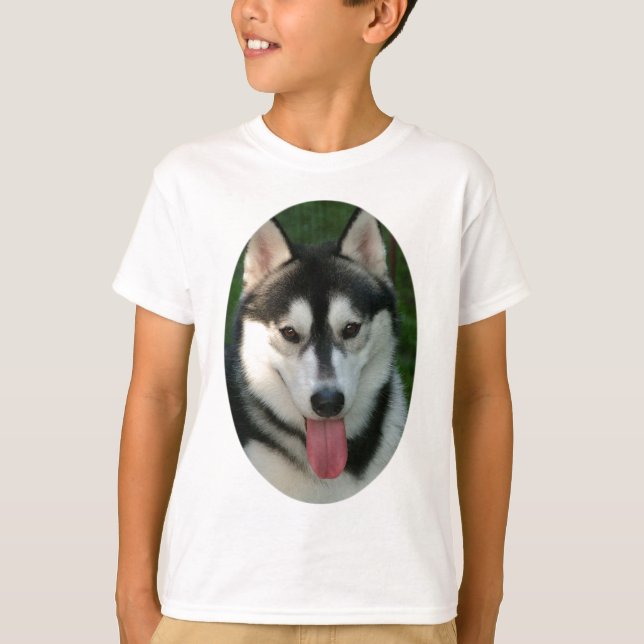 La camiseta de los niños del perro de trineo (Anverso)