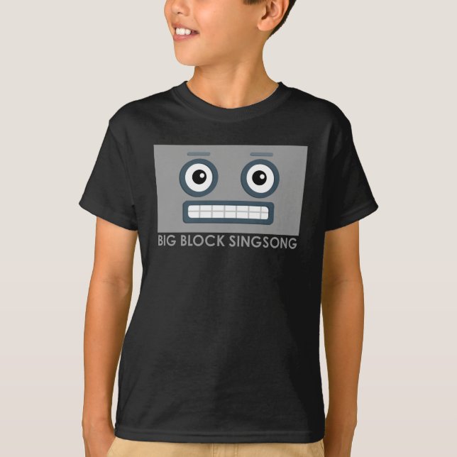 La camiseta de los niños del robot de BBSS (Anverso)