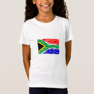 La camiseta de los niños surafricanos del argot -