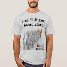 La camiseta de los pensadores de los hombres