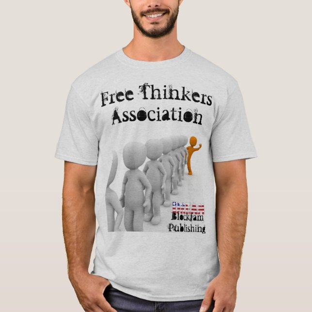 La camiseta de los pensadores de los hombres (Anverso)