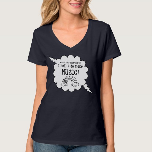 ¿La camiseta de los profesores de música "cuál es (Anverso)