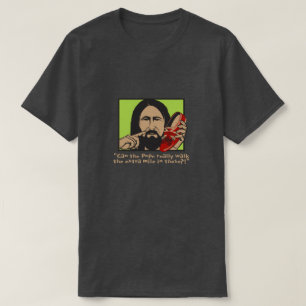 La camiseta de los zapatos del Papa