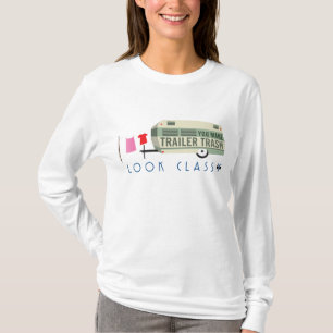 La camiseta de manga larga de las mujeres de la