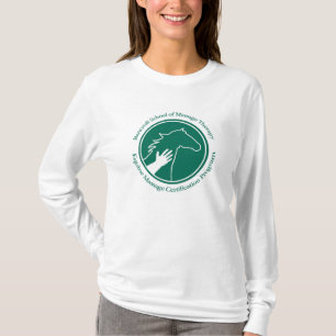 La camiseta de manga larga del equino de las mujer