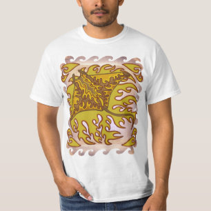 La camiseta de Manta Ray en llamas