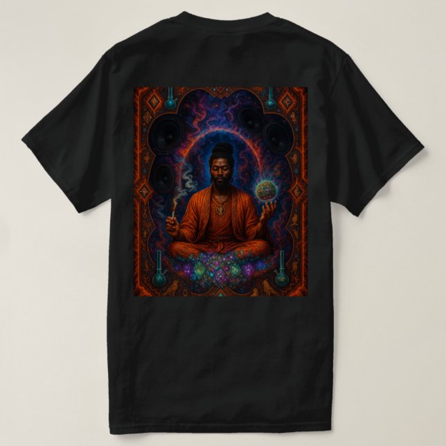 la camiseta de meditación de la muur (Reverso del diseño)