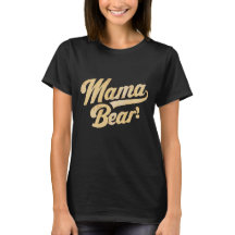 La camiseta de moda de mamá Bear