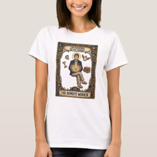 La Camiseta De Mujer Con La Carta Del Tarot Del Tr