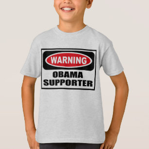 La camiseta de OBAMA del niño de cuidado del