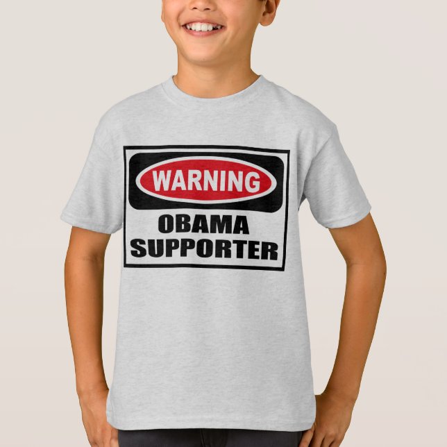 La camiseta de OBAMA del niño de cuidado del (Anverso)