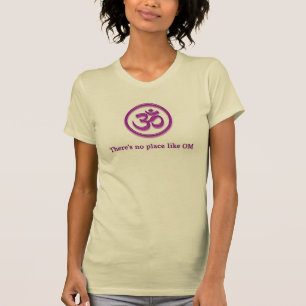 La camiseta de OM de la yoga "allí no es ningún