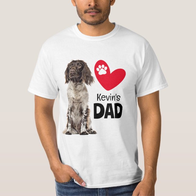 La camiseta de papá personalizada de British Spani (Anverso)