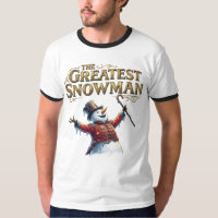 La camiseta de parodia musical divertida del muñec