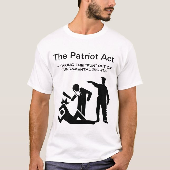 La camiseta de Patriot Act (Anverso)