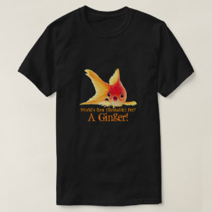 La camiseta de pescado del Mascota Ginger