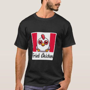 La camiseta de pollo frito