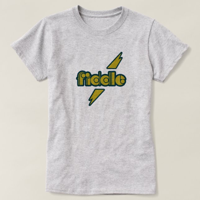 La camiseta de Power Mujer del violín (Diseño del anverso)