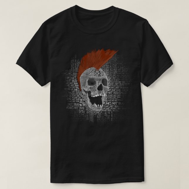 La camiseta de Punk no está muerta (Diseño del anverso)