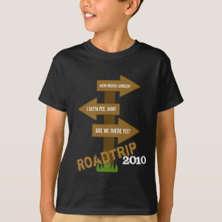 La camiseta de Roadtrip de los niños divertidos de