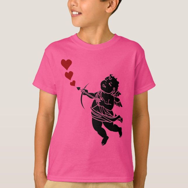 La camiseta de San Valentín del niño Personalizado (Anverso)