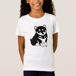 La camiseta de Shiba Inu de perrito del perro del