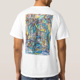 La camiseta de suceso (impresa encendido detrás)