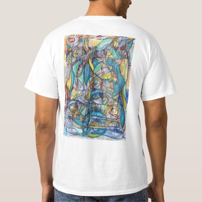 La camiseta de suceso (impresa encendido detrás) (Reverso)