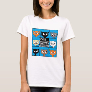 La Camiseta de The Kitty Bunch Amante de Gatos Lin