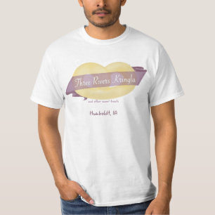 La camiseta de tres de los ríos hombres de Kringl