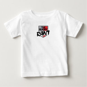 La camiseta de un bebé que despoja de Rugby