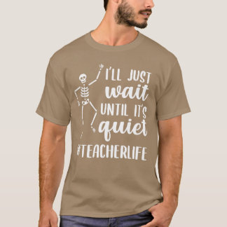 La camiseta de un profesor de Halloween esperará h