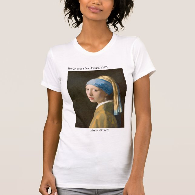 La camiseta de Vermeer Painting (Anverso)