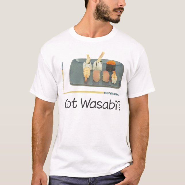 La camiseta de Wasabi del niño conseguido del (Anverso)