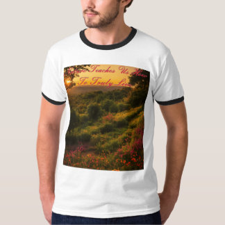 La camiseta del abrazo de la naturaleza