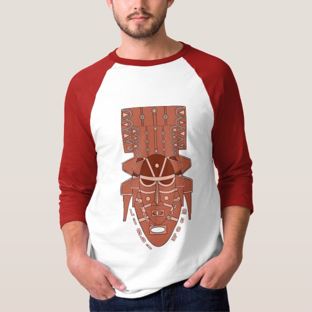 La camiseta del africano de Ligbi de los hombres (Anverso)