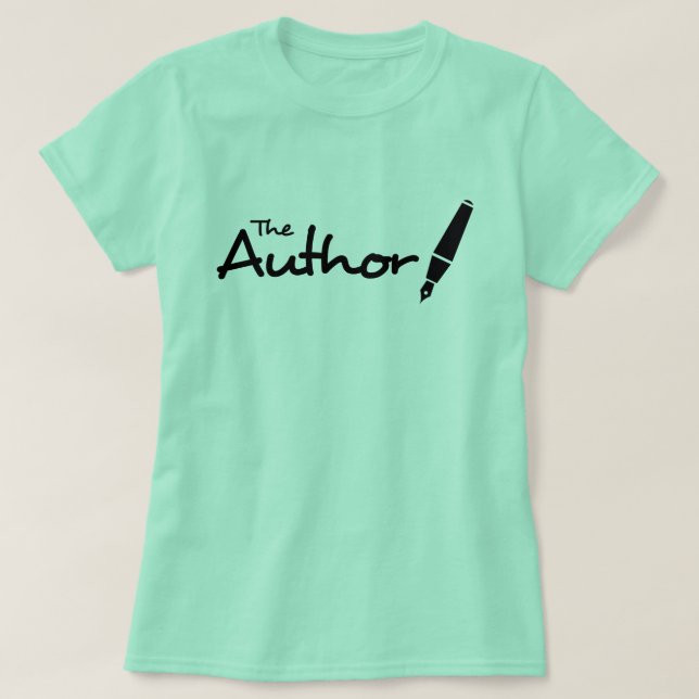 La camiseta del autor (Diseño del anverso)