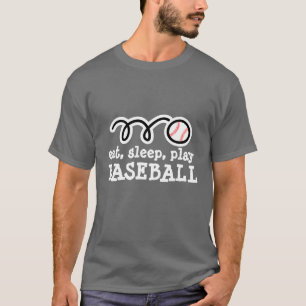 La camiseta del béisbol con la cita divertida el  