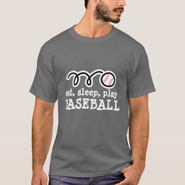 La camiseta del béisbol con la cita divertida el | (Anverso)