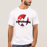 La camiseta del blanco de la banda de Hoo del