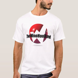 La camiseta del blanco de la banda de Hoo del