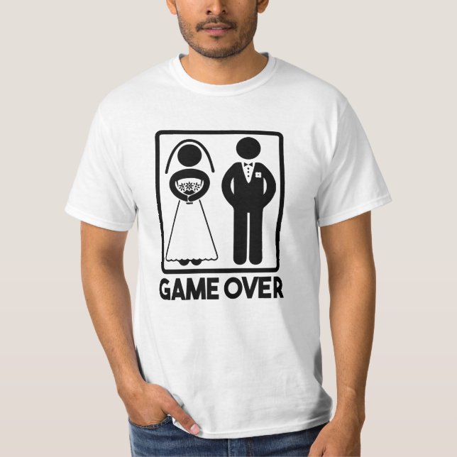 La camiseta del boda de Groom (Anverso)