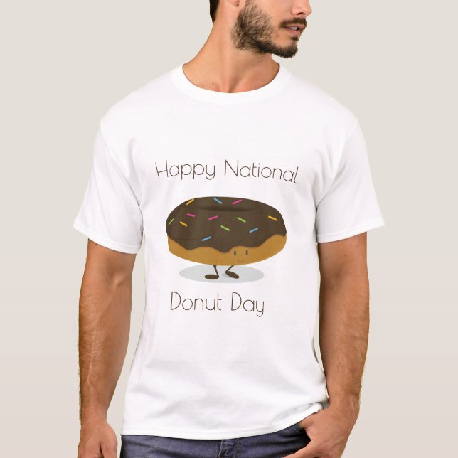 La camiseta del buñuelo de los hombres nacionales (Anverso)